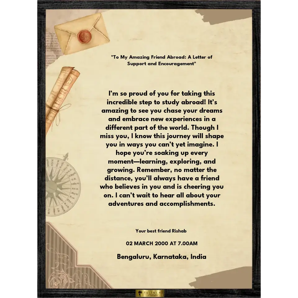 Winds of Encouragement Custom Letter Art - Telinchi