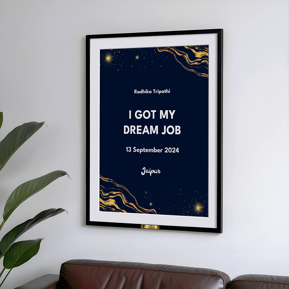 Starlit Success Custom Date Art - Telinchi