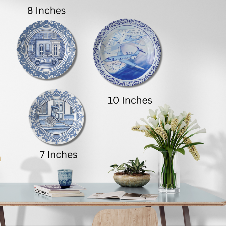 Set of 3 Art Plate (Vintage Voyage)