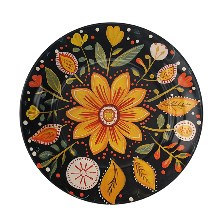 Vivid Floral Mandala