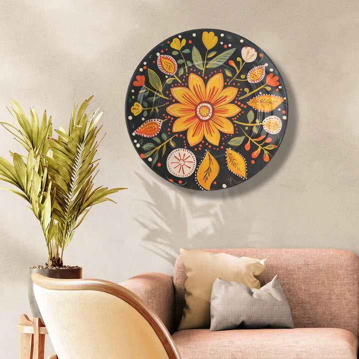 Vivid Floral Mandala