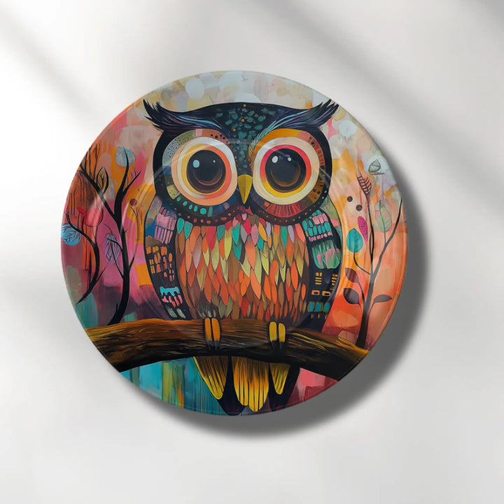 Whimsical Owl Gaze