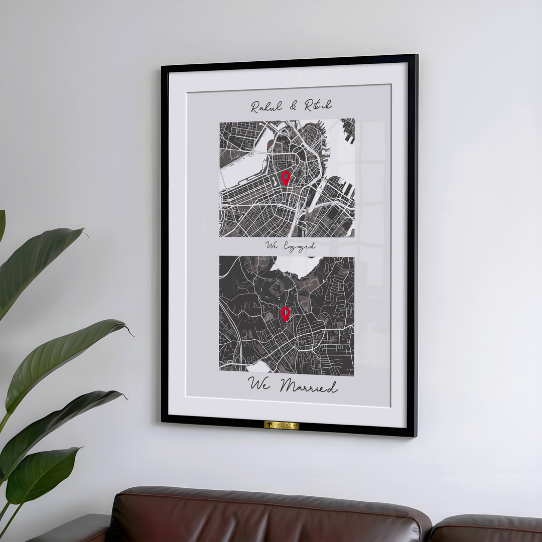 The Story in Two Places – Personalized Map Journey - Telinchi