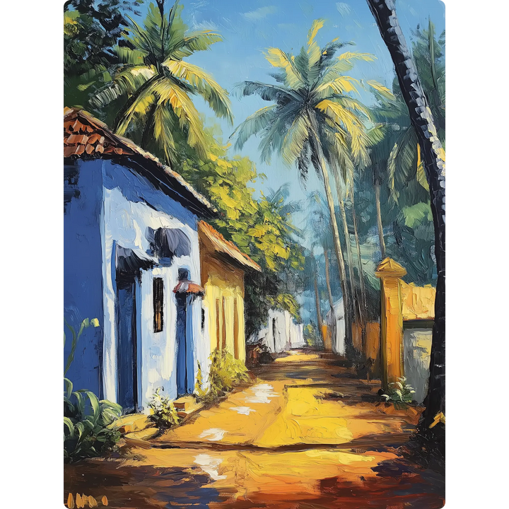 Serenity in Blue Alley