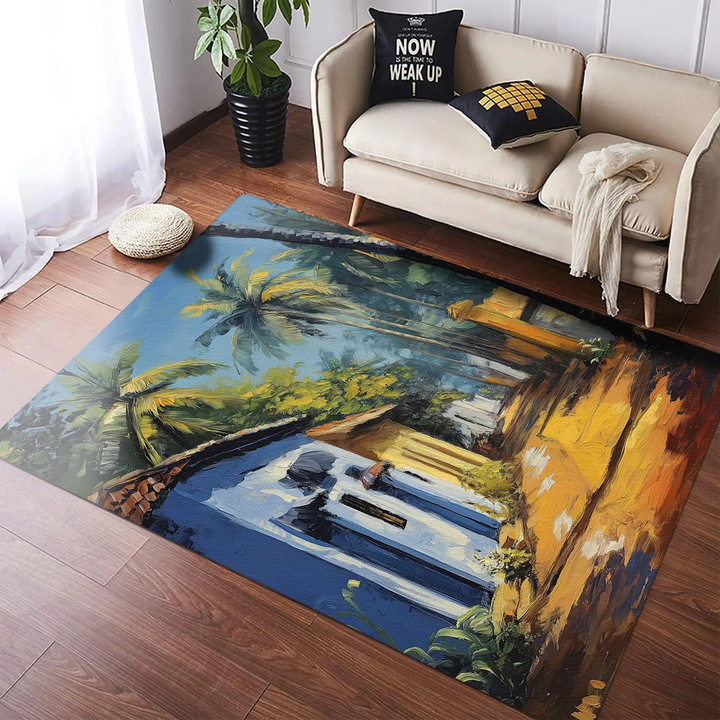 Serenity in Blue Alley