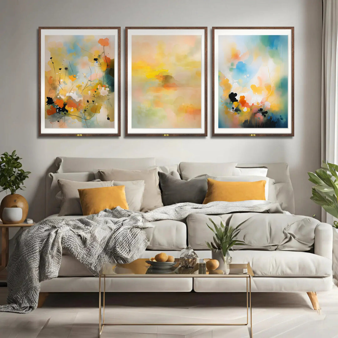 Abstract Wall Set of 3