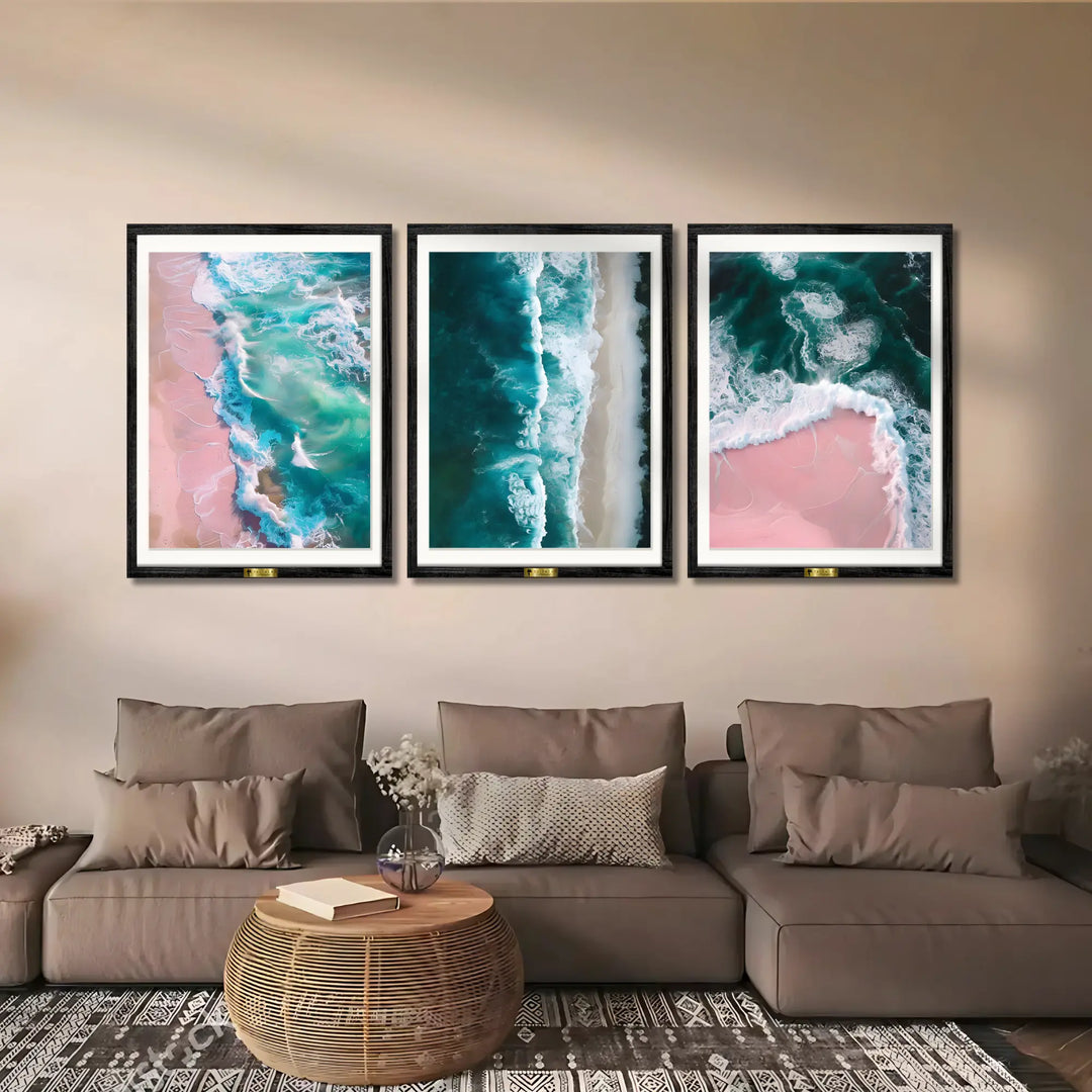 Coast and Beaches Wall Set of 3