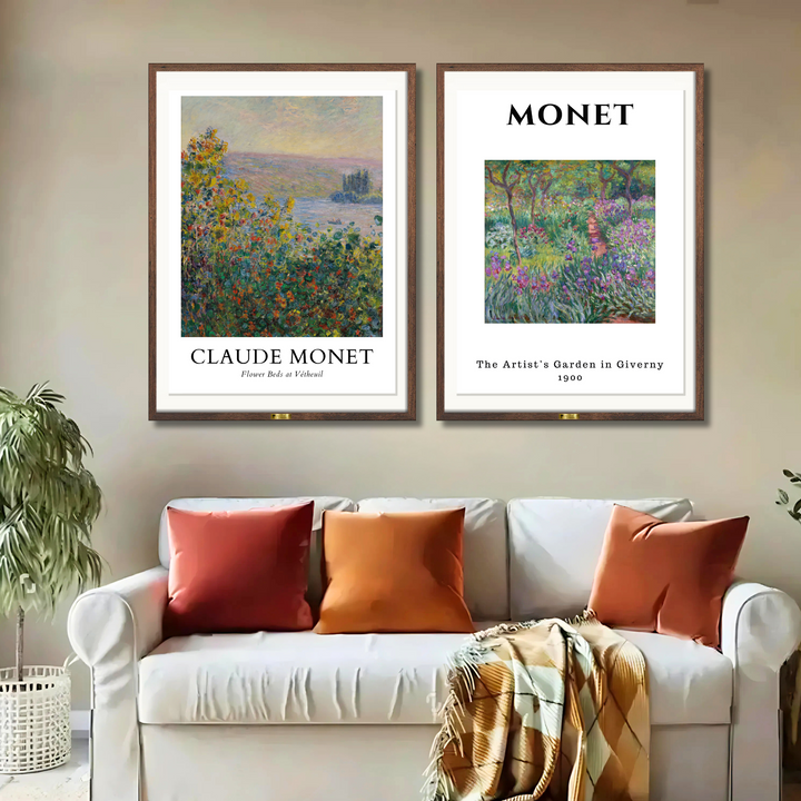 Claude Monet Wall Art Set of 2
