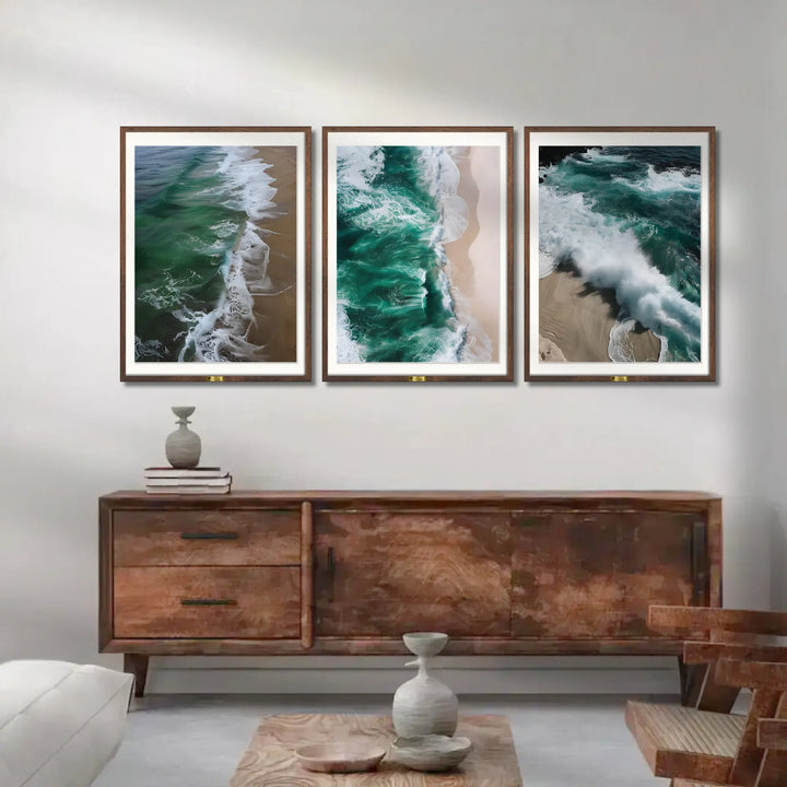 Coast and Beaches Wall Set of 3