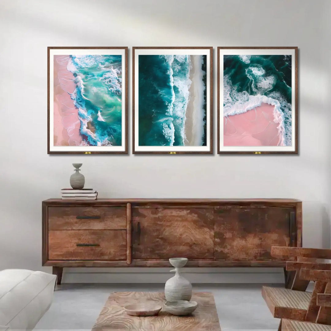 Coast and Beaches Wall Set of 3