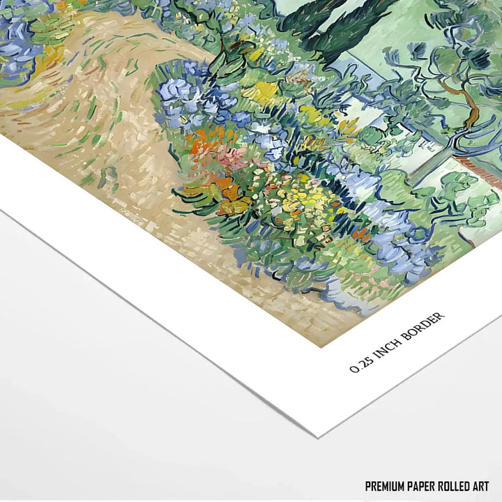 Garden with Flowering Trees by Vincent Van Gogh