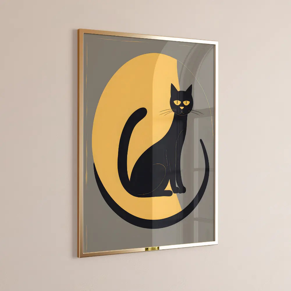 Elegant Cat Art