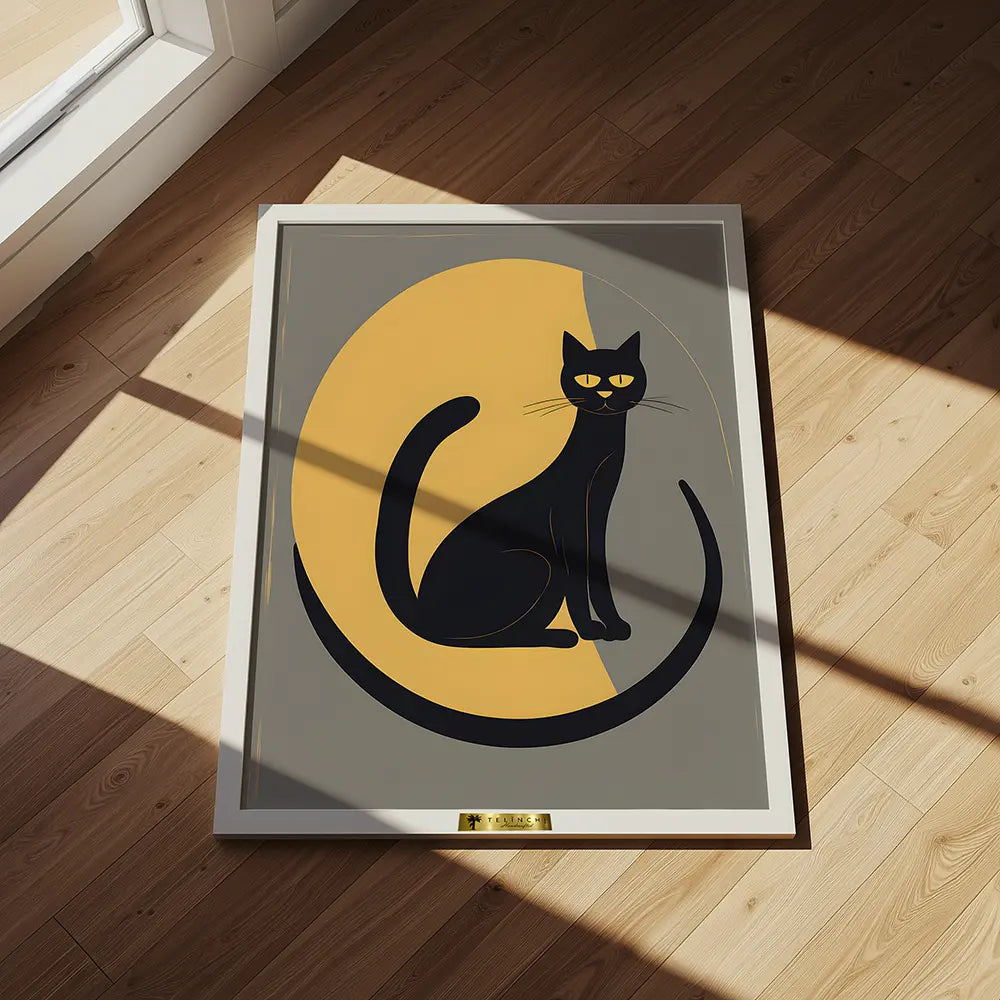 Elegant Cat Art