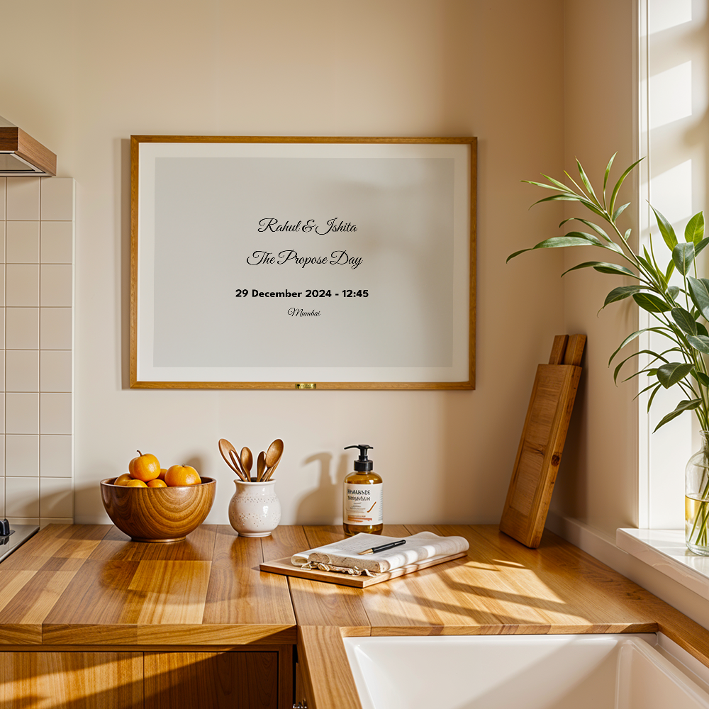 Written in Elegance Custom Date Art - Telinchi