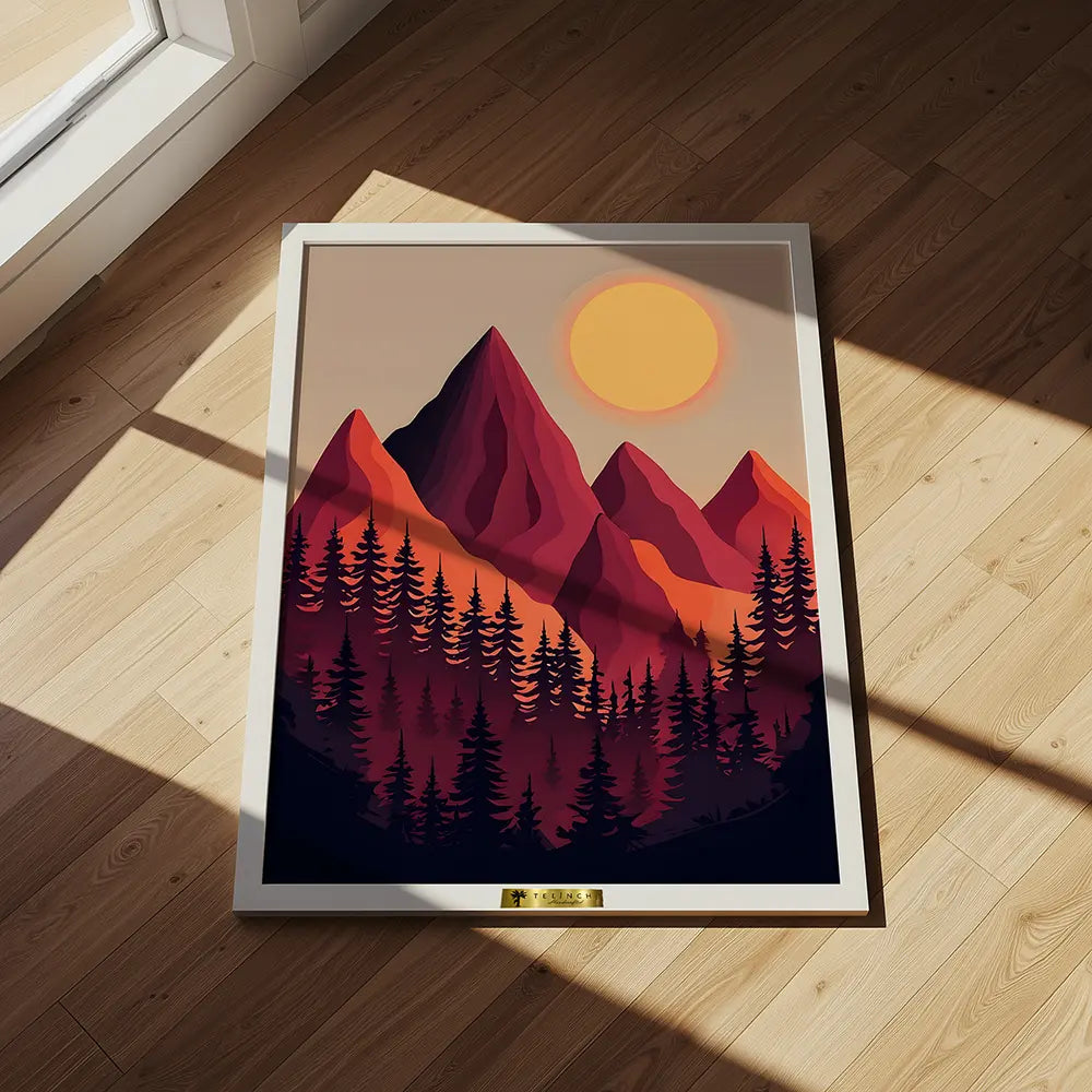Sunrise Over Peaks