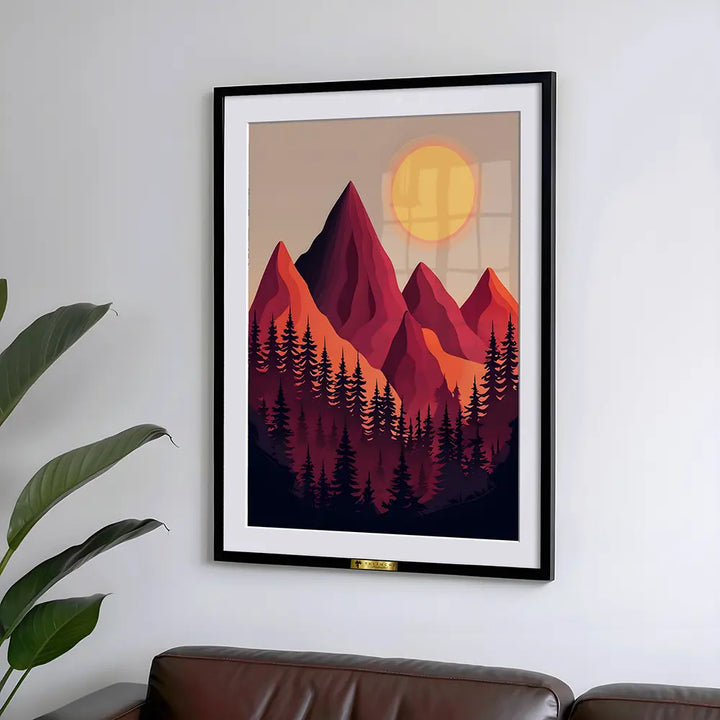 Sunrise Over Peaks