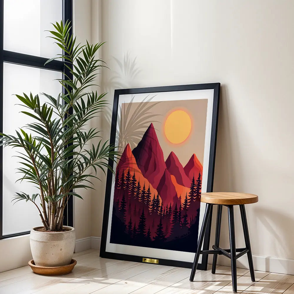 Sunrise Over Peaks