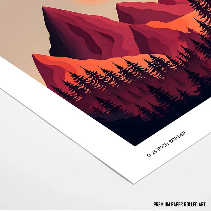 Sunrise Over Peaks