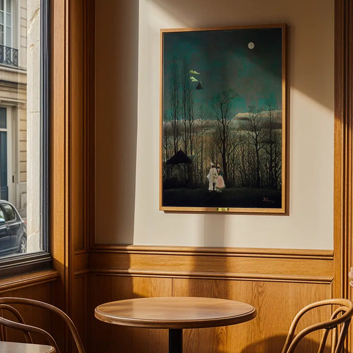 The Walk in Moonlight by Henri Rousseau