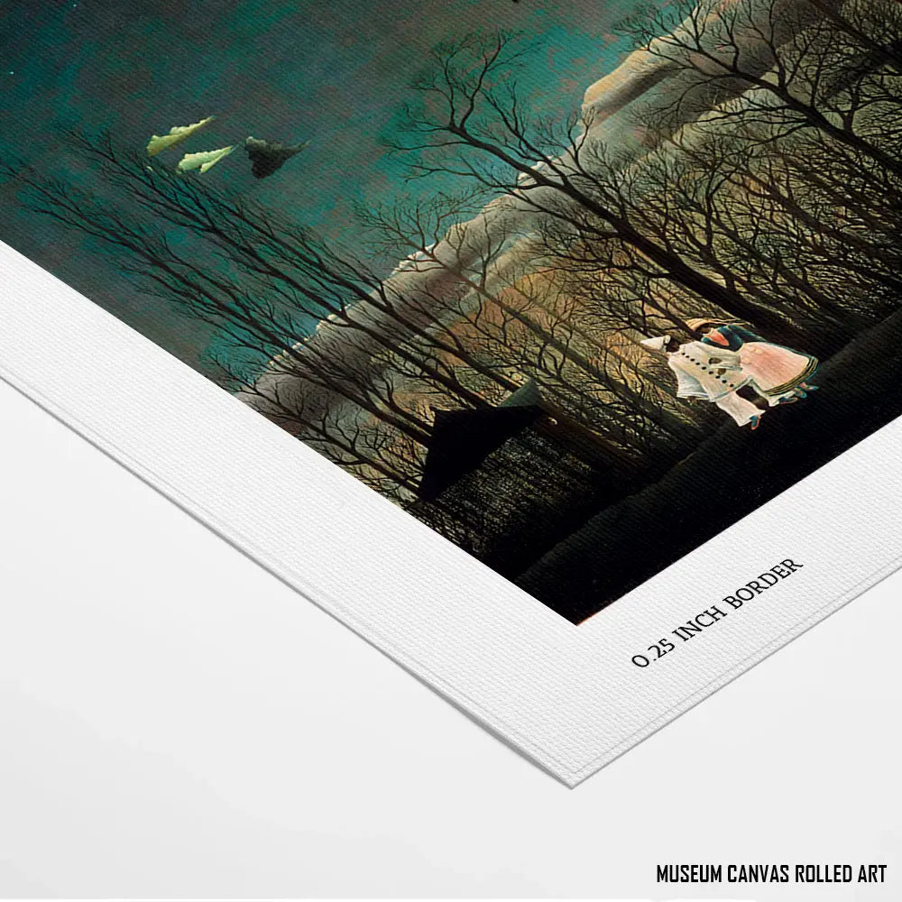 The Walk in Moonlight by Henri Rousseau