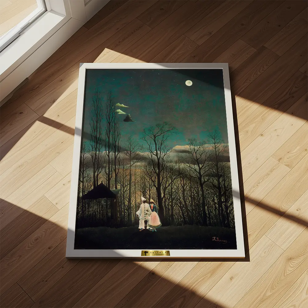 The Walk in Moonlight by Henri Rousseau