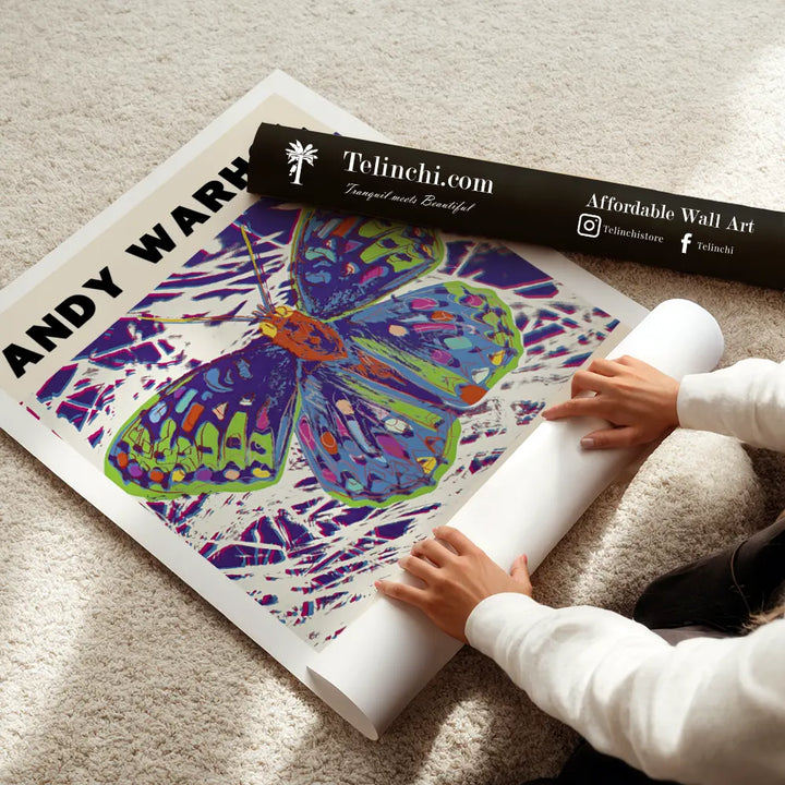 Butterfly Pop by Andy Warhol