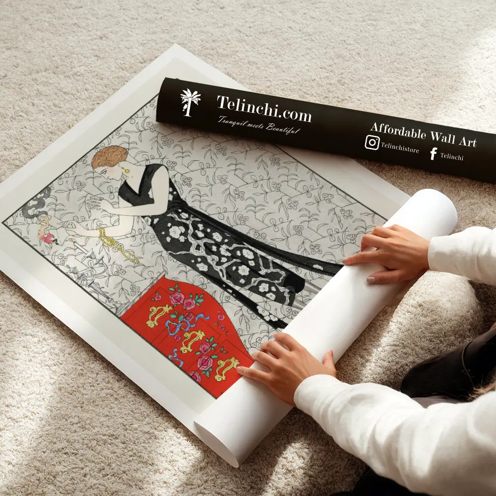 Fumée - Robe du Soir by Georges Barbier