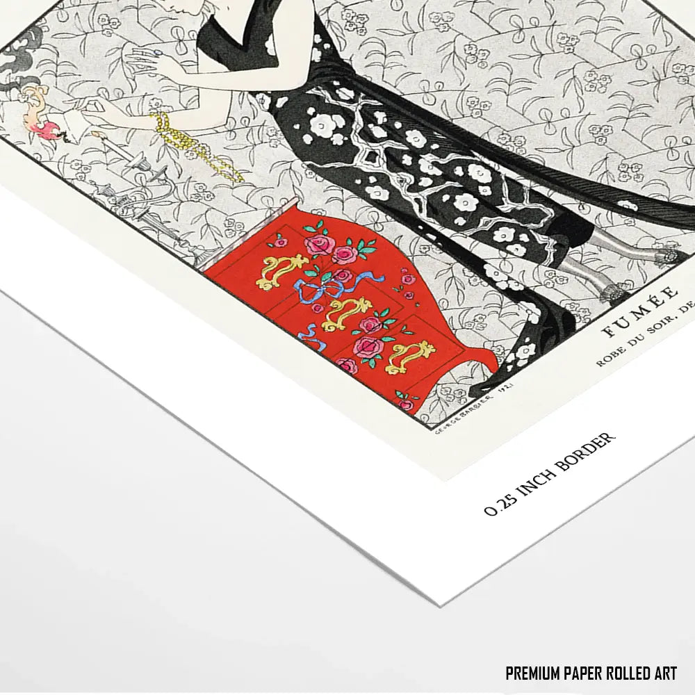 Fumée - Robe du Soir by Georges Barbier