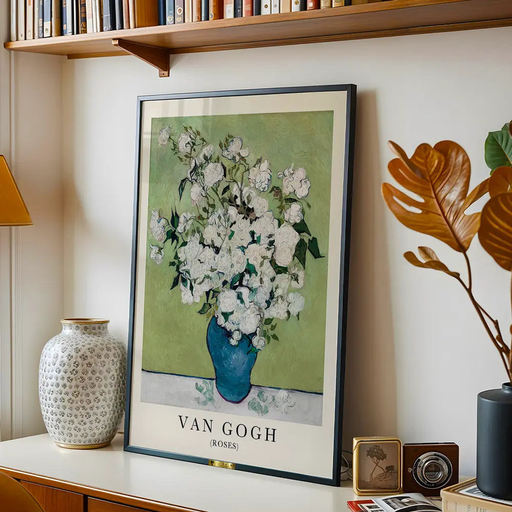 Roses in Bloom by Vincent van Gogh