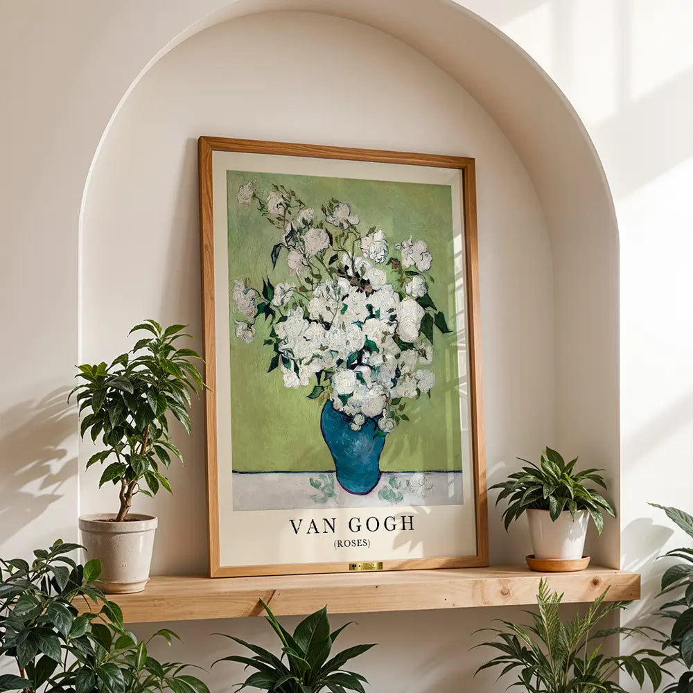 Roses in Bloom by Vincent van Gogh