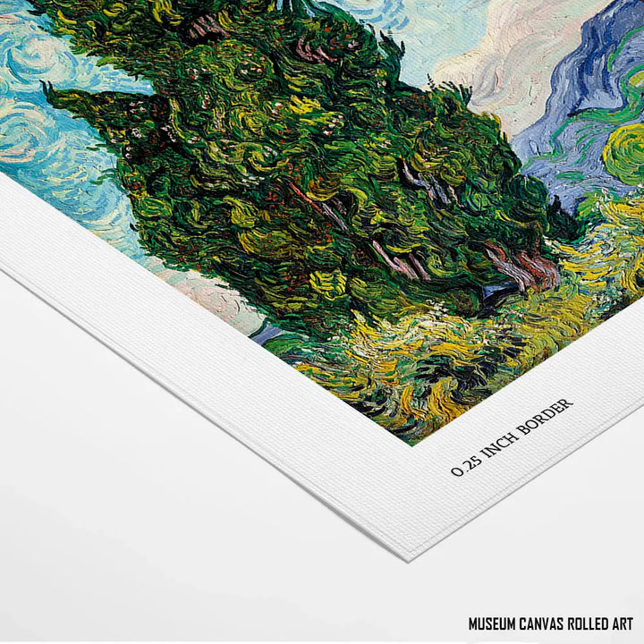 Cypress Trees by Vincent Van Gogh