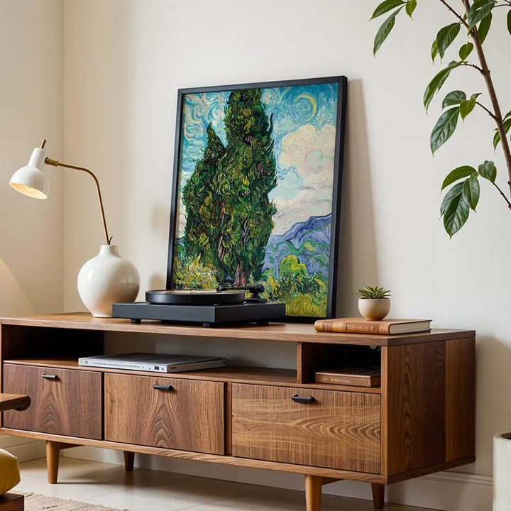 Cypress Trees by Vincent Van Gogh