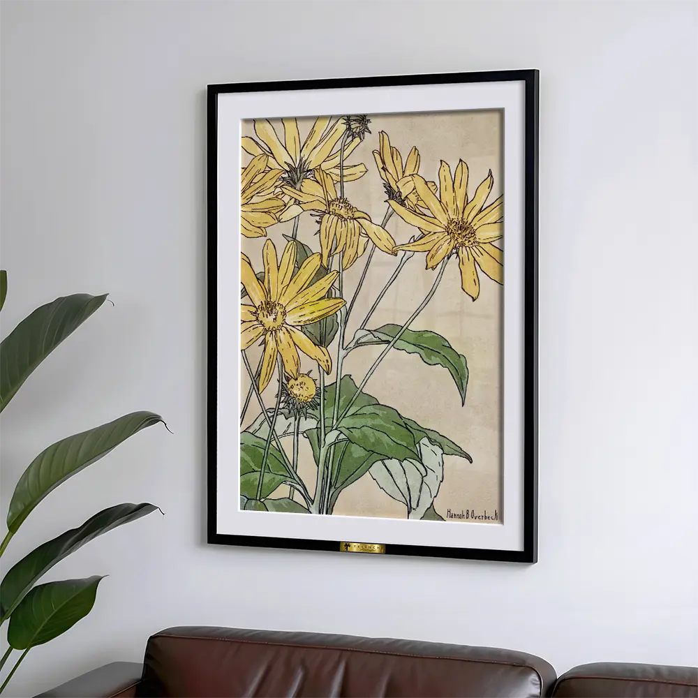 Yellow Flowers by Hannah B. Overbeck