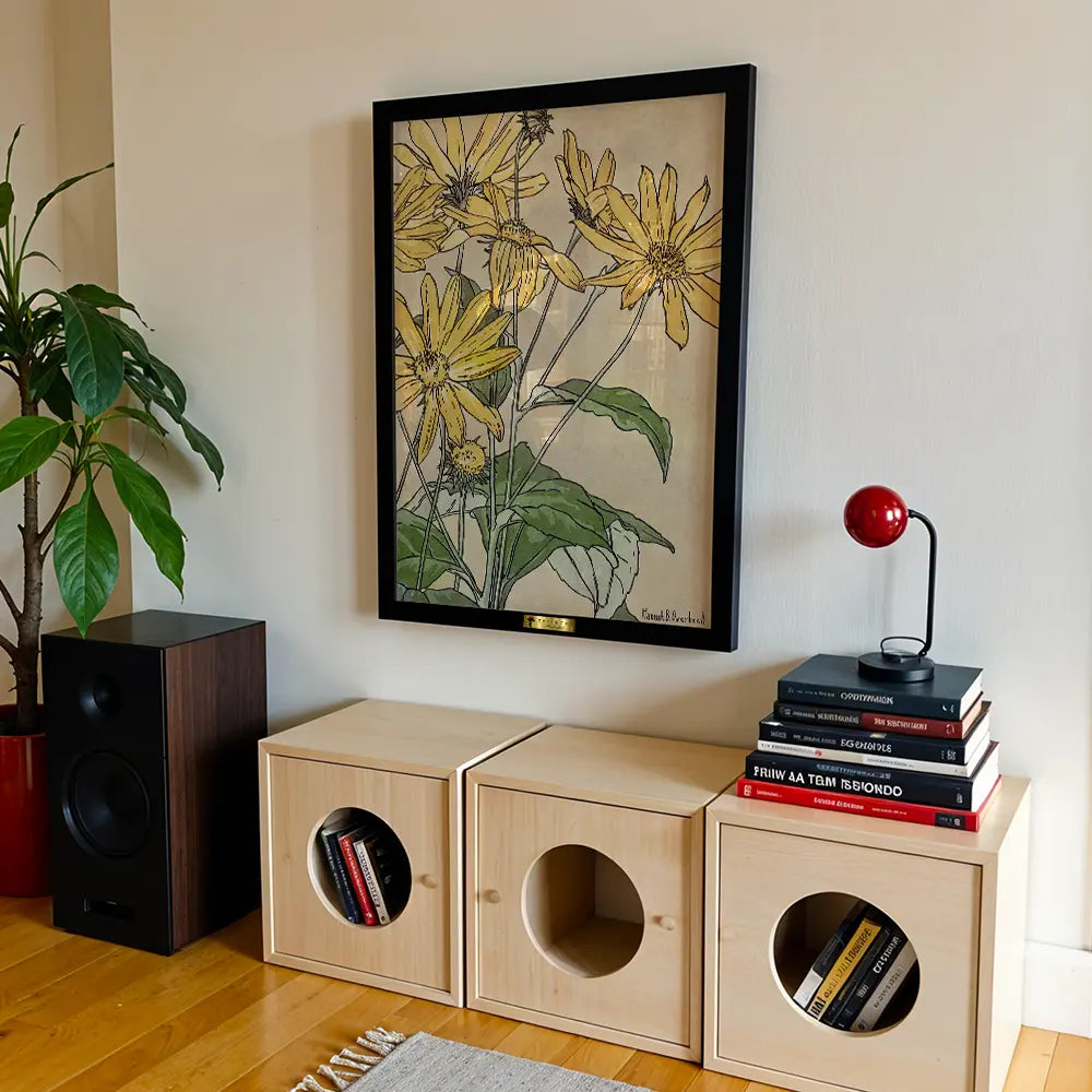 Yellow Flowers by Hannah B. Overbeck