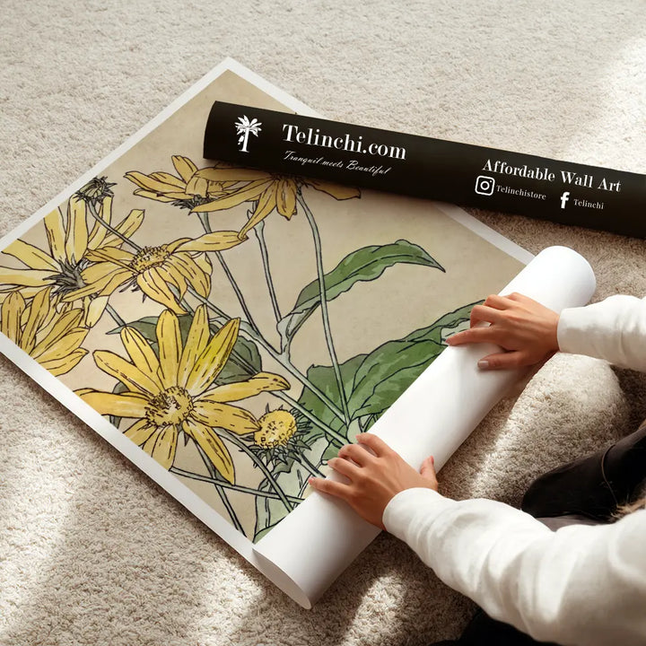 Yellow Flowers by Hannah B. Overbeck