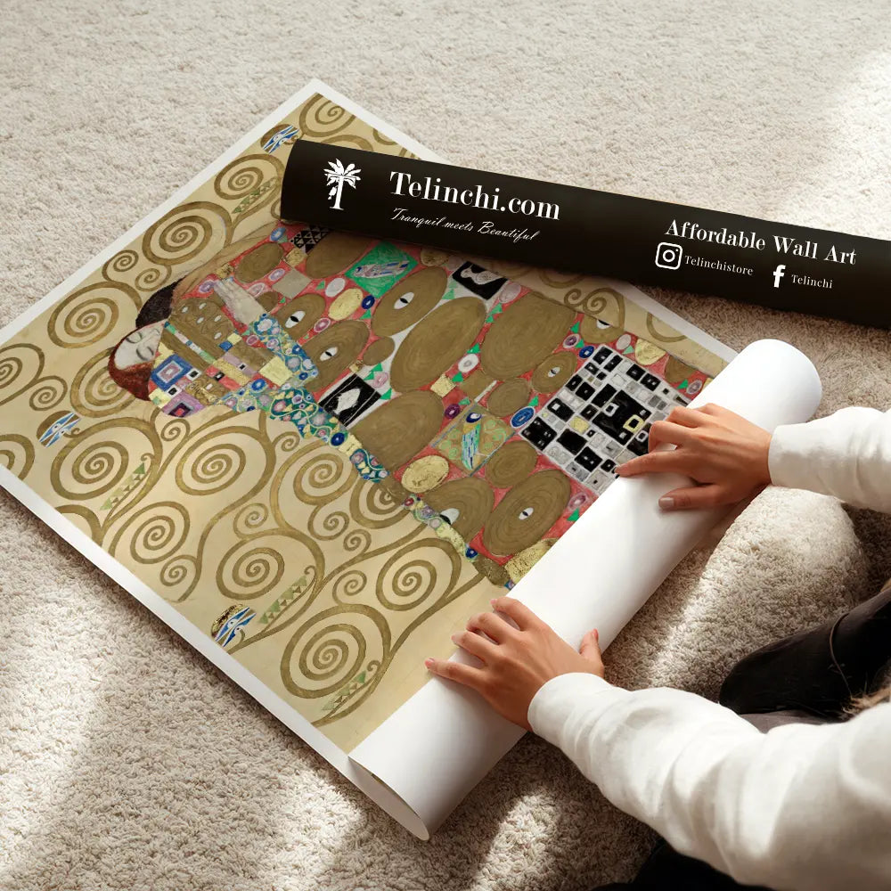 The Embrace by Gustav Klimt