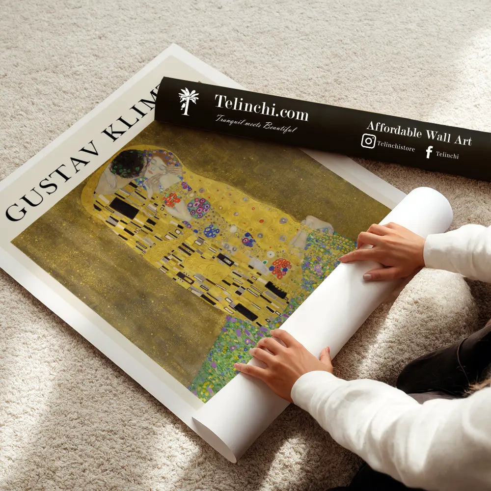 The Kiss by Gustav Klimt