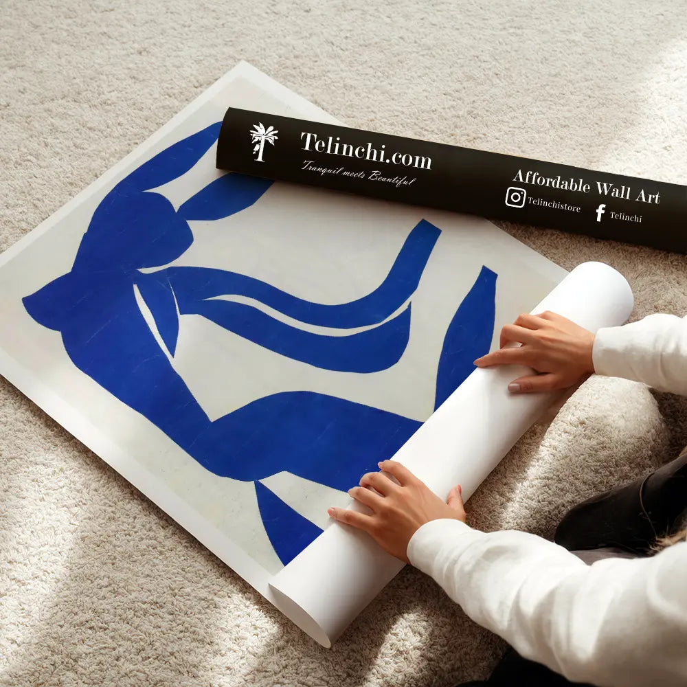 Blue Nude II (1952) by Henri Matisse.