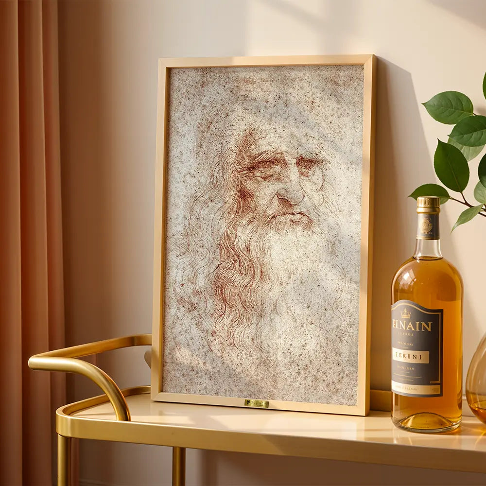 Self-portrait by Leonardo da Vinci