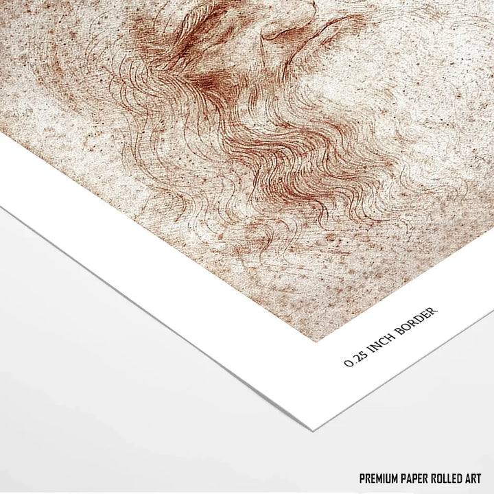 Self-portrait by Leonardo da Vinci