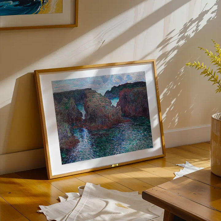 Rocks at Port-Goulphar by Claude Monet