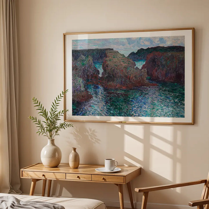 Rocks at Port-Goulphar by Claude Monet