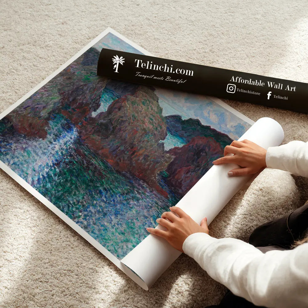 Rocks at Port-Goulphar by Claude Monet