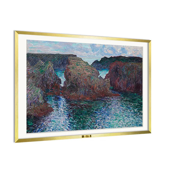 Rocks at Port-Goulphar by Claude Monet