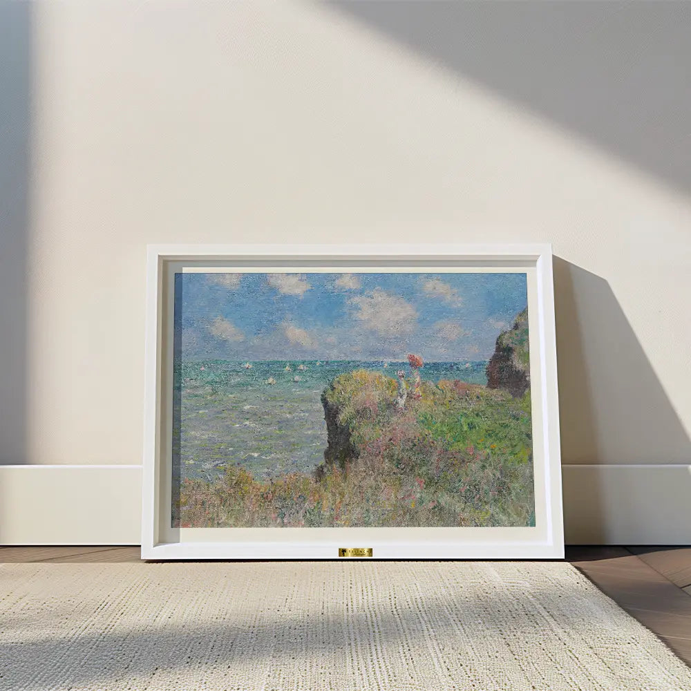 The Cliff Walk at Pourville by, Claude Monet Art Painting