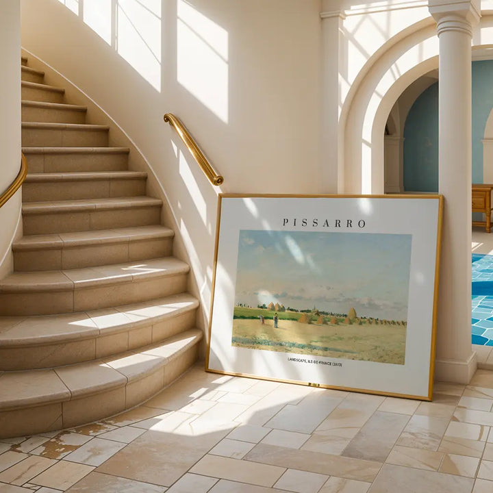 Fields of Ile-de-France by Camille Pissarro