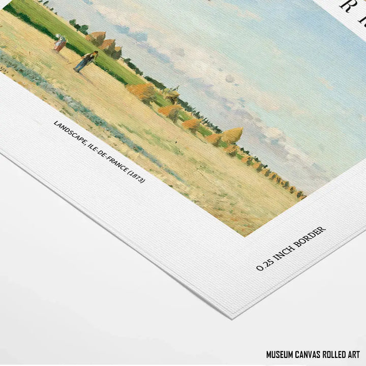 Fields of Ile-de-France by Camille Pissarro