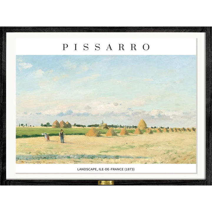 Fields of Ile-de-France by Camille Pissarro