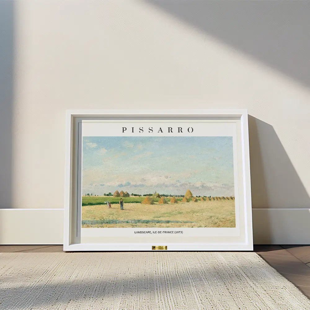 Fields of Ile-de-France by Camille Pissarro