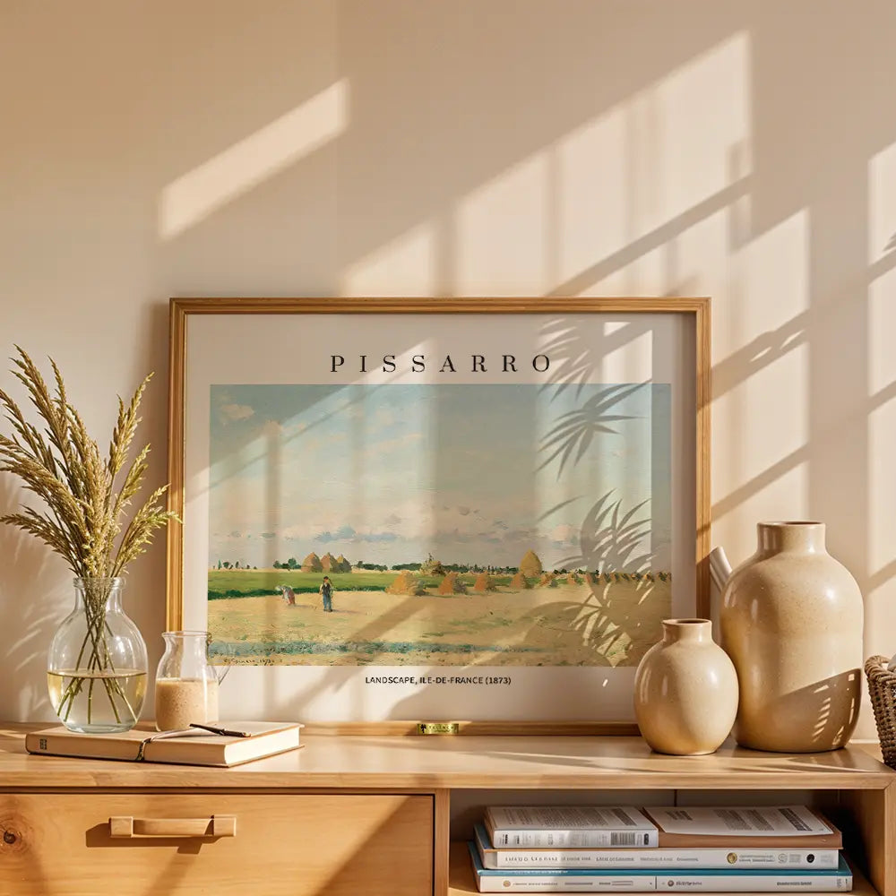 Fields of Ile-de-France by Camille Pissarro